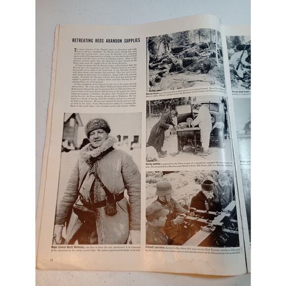 Life Magazine January 22, 1940 WWII Polio Hepburn Fonda Ford Chevy Coke - Picture 5 of 8